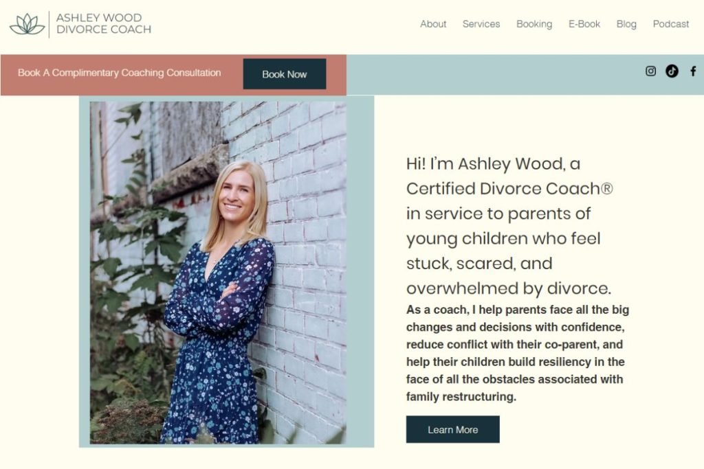 Ashley Wood coach website