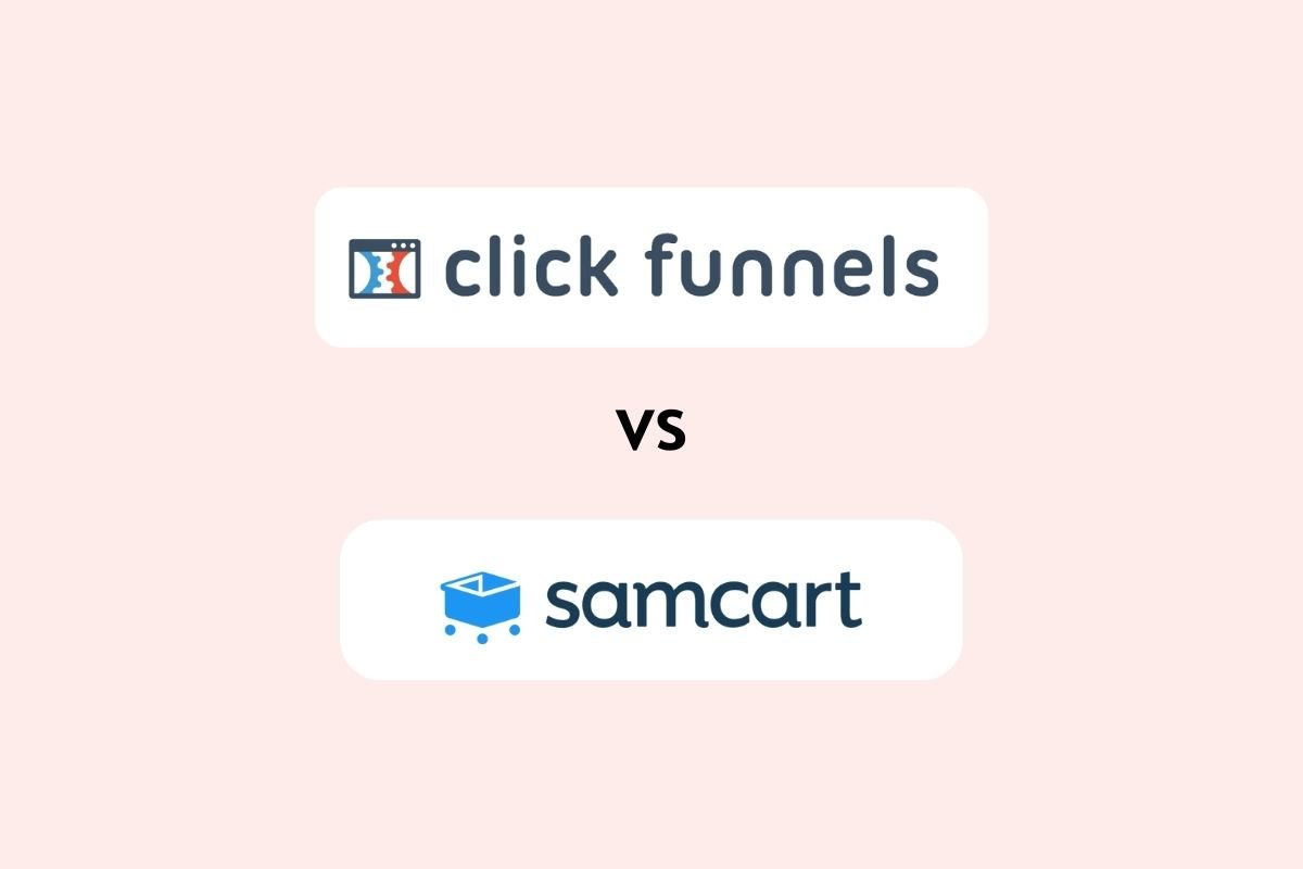 ClickFunnels vs Samcart logo