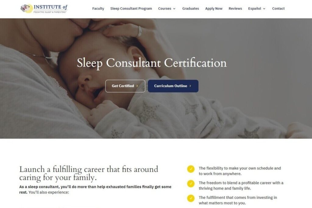 Institute of Pediatric Sleep and Parenting - Sleep Consultant Certification Program