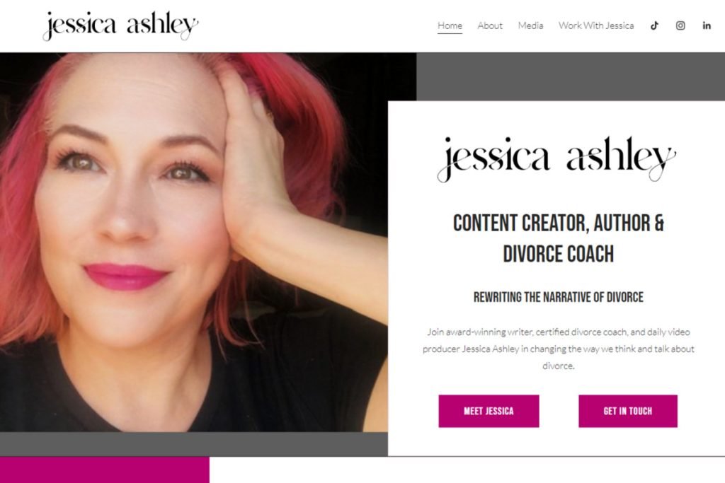 Jessica Ashley coach website