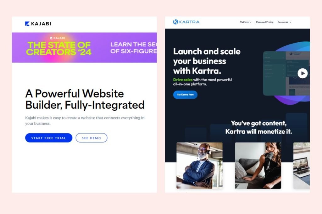 Kartra vs Kajabi - Software Comparison