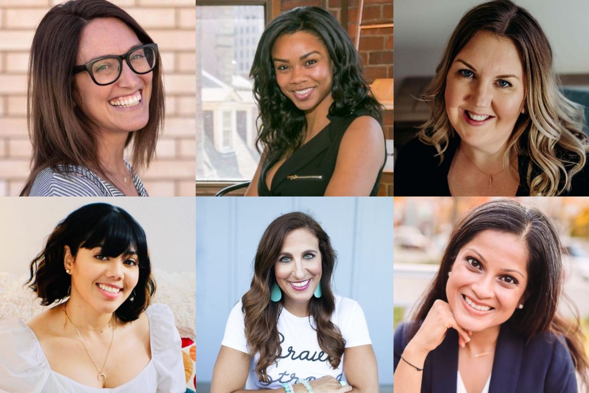 Life Coaches for Female Entrepreneurs - headshots of 6 coaches