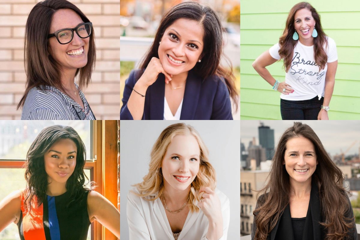 Mindset Coaches for Women - headshots of 6 coaches