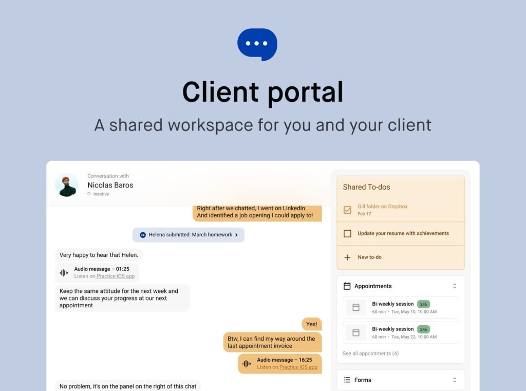 Practice.do - Client Portal