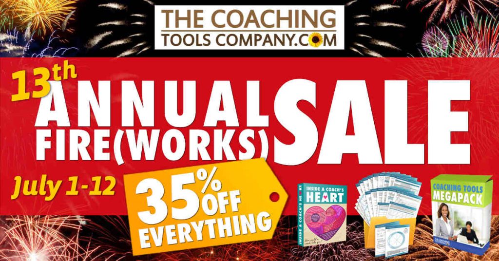 13th Annual Fireworks Sale of The Coaching Tools Company