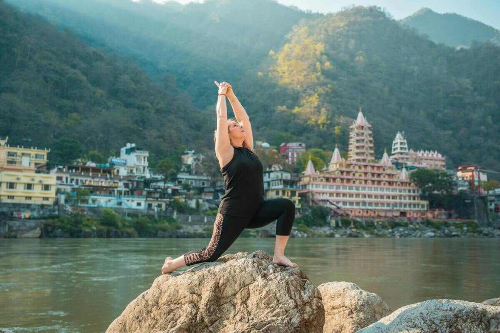 Woman taking The Whole Health Project yoga training