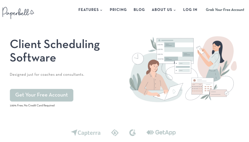 Paperbell scheduling software